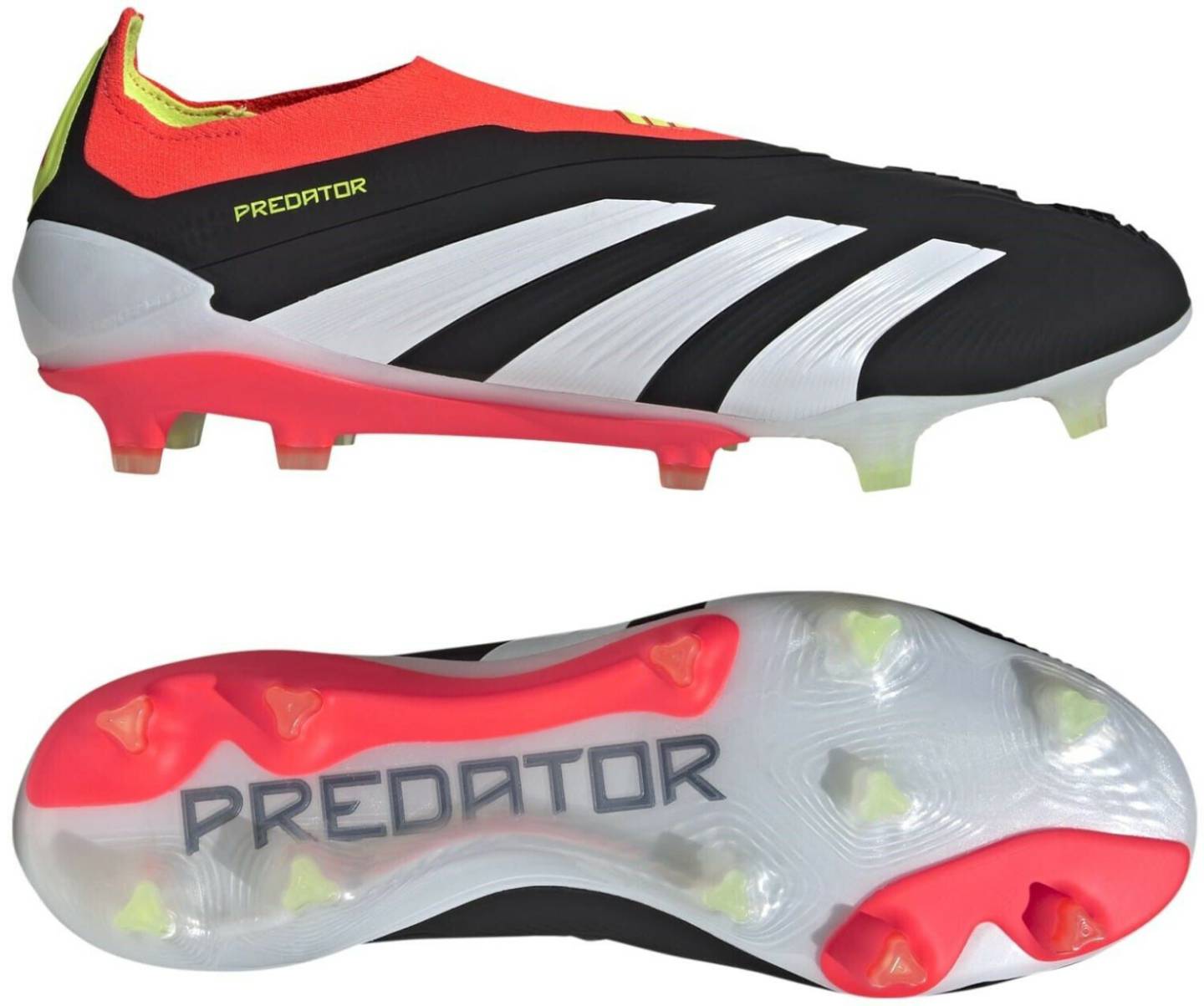 Intersport Adidas Predator Elite Laceless FG(IE1805) core black/cloud white/solar red Adidas Predator Elite Laceless FG